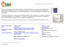 Tablet Screenshot of indlinux.org